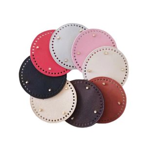 Đế túi da PU tròn 15cm
